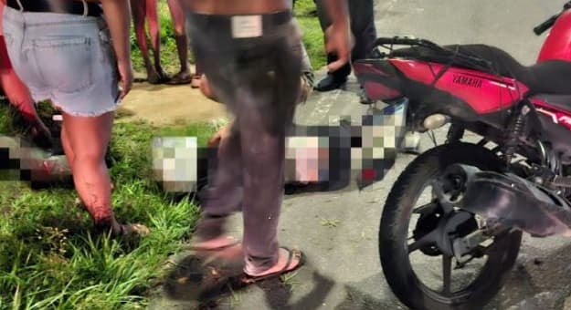 Homem é atropelado por moto ao tentar atravessar rua em Manaus