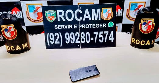 Policiais militares recuperam celulares e prendem dois homens por envolvimento em roubo na zona sul de Manaus