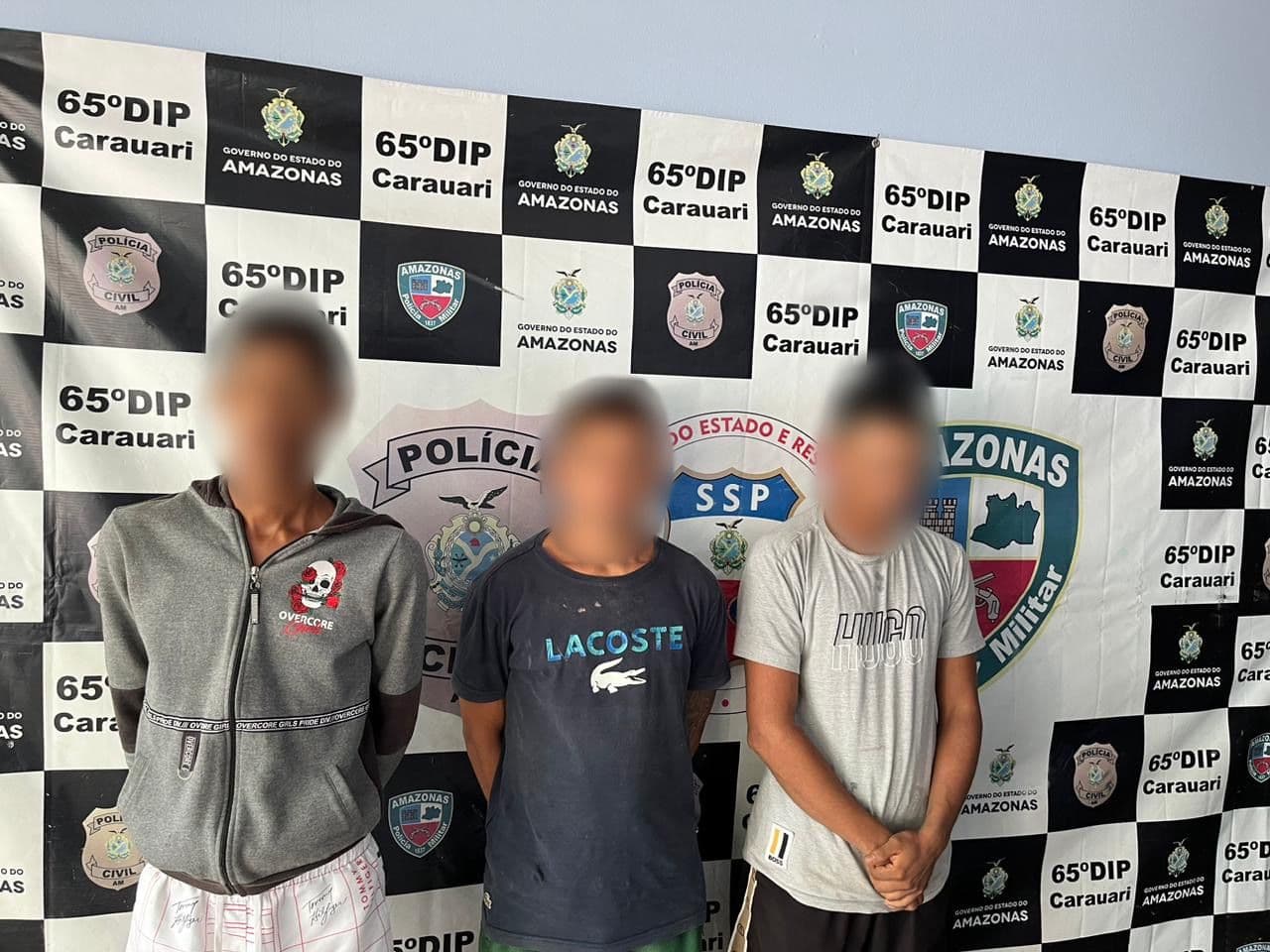 Policia Civil prende grupo que matou homem após emboscada, em Carauari, no AM