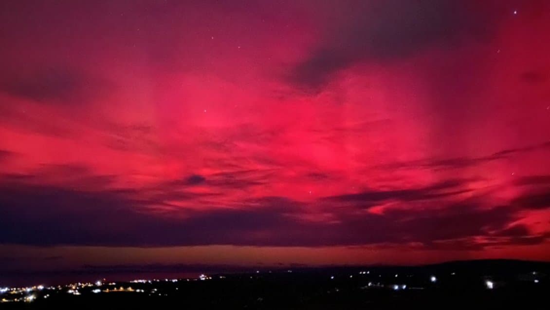 Tempestade solar provoca rara aurora austral na América do Sul e boreal na Europa, nesta sexta (10/5)