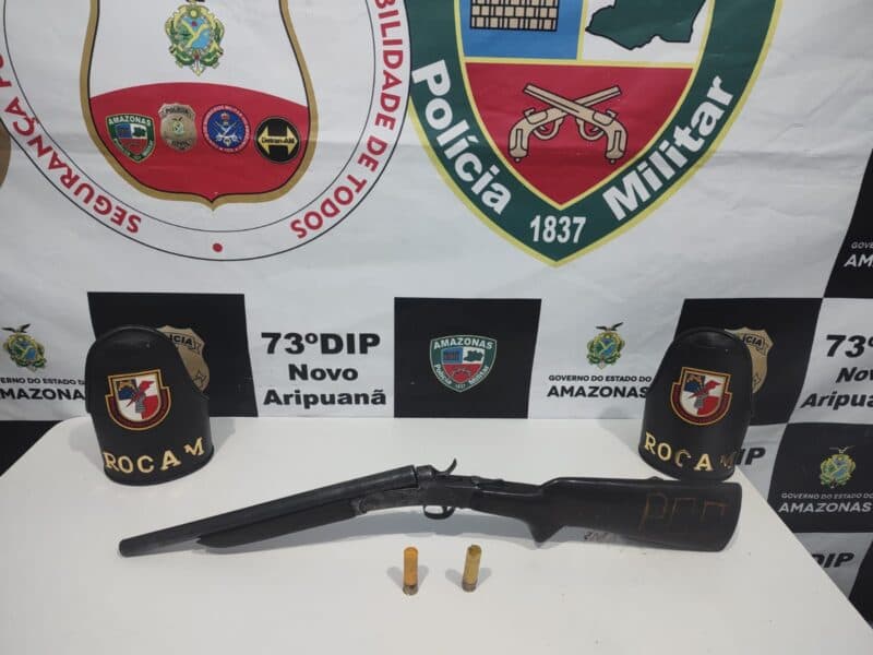 No Amazonas, suspeito de vários homicídios foge após trocar tiros com a polícia