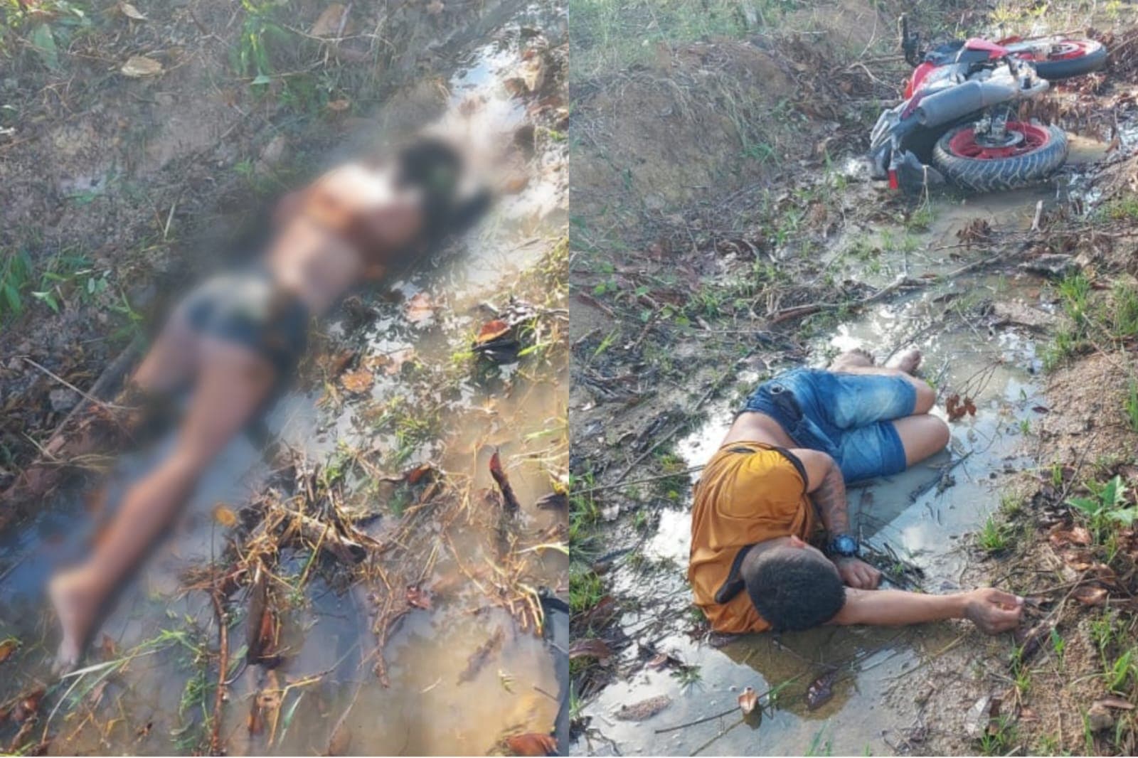 Acidente de moto no interior do AM mata passageira e deixa motoqueiro gravemente ferido