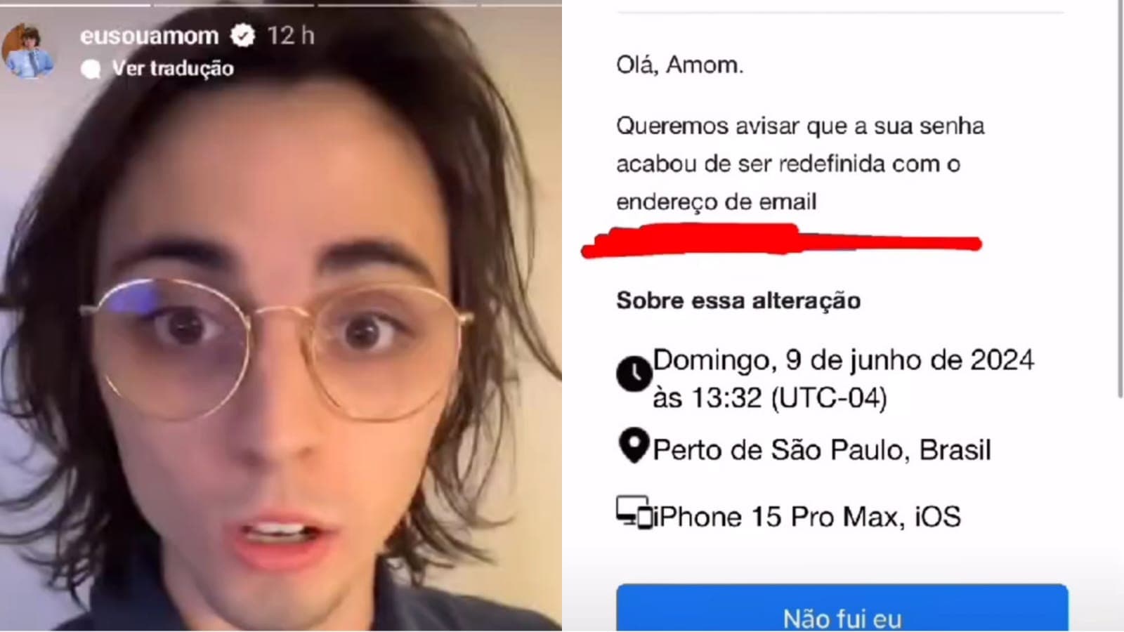 Amom Mandel denuncia ataque às suas redes sociais: &#8220;Estou sendo alvo de roubo de identidade&#8221;