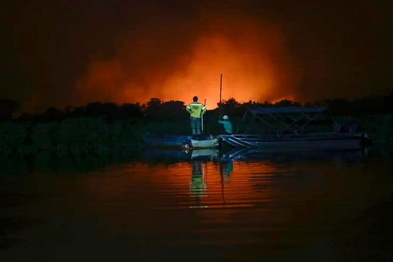 Governo instala sala de crise para queimadas e seca com foco no Pantanal e Amazônia
