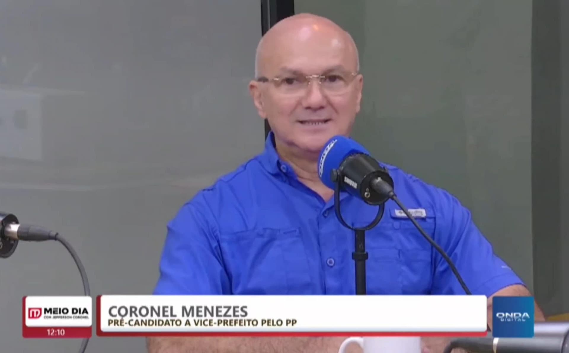&#8220;Eu também fui pego de surpresa&#8221;, diz Menezes sobre o convite para ser vice de Roberto Cidade