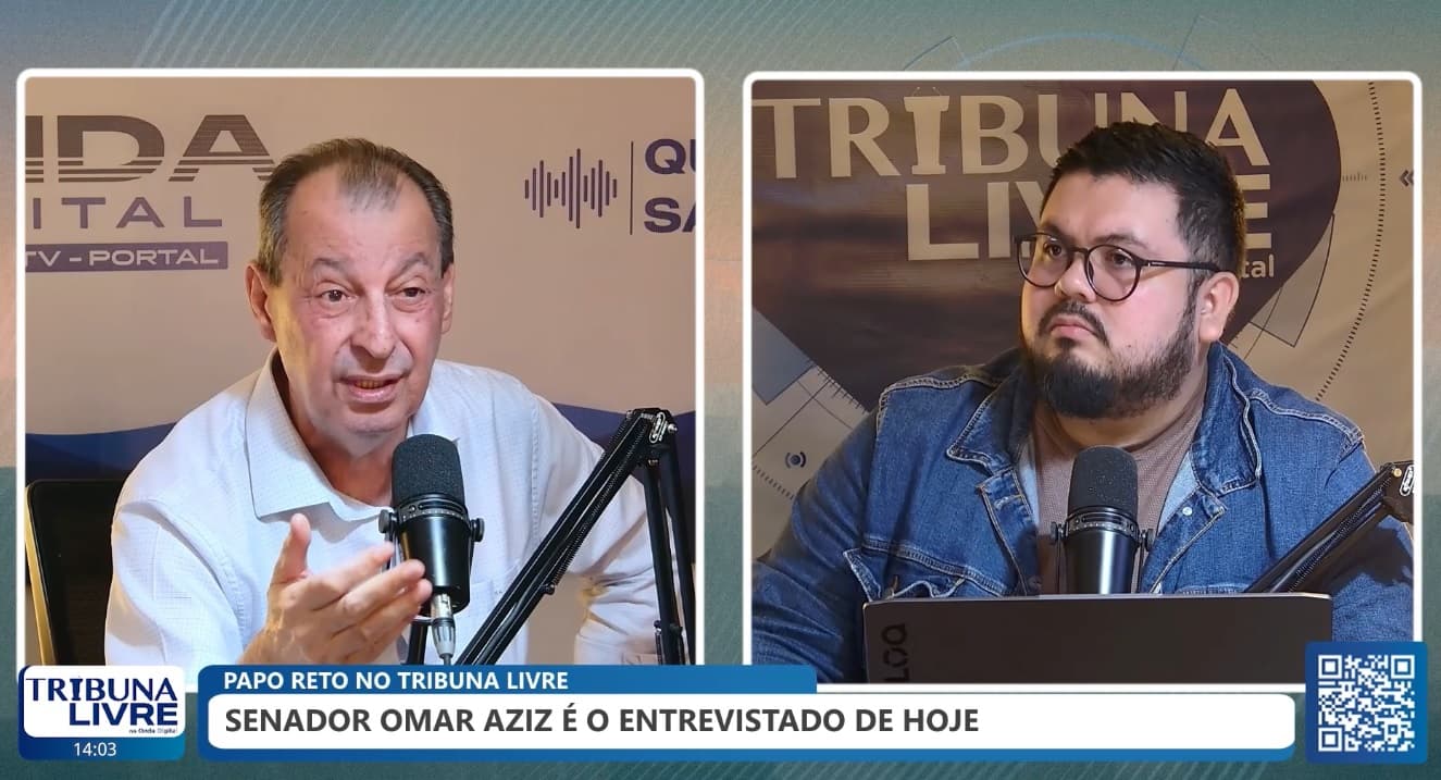 “Nosso alinhamento hoje com o David é muito bom”, diz Omar Aziz sobre apoio a David Almeida