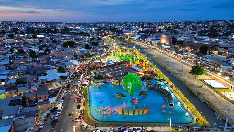 “A intenção desse parque é fazer com que a criança volte a ser criança”, diz prefeito ao inaugurar o Parque Gigantes da Floresta