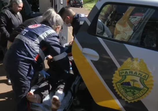 Idosos são atacados por três cães da raça pitbull durante caminhada no Paraná