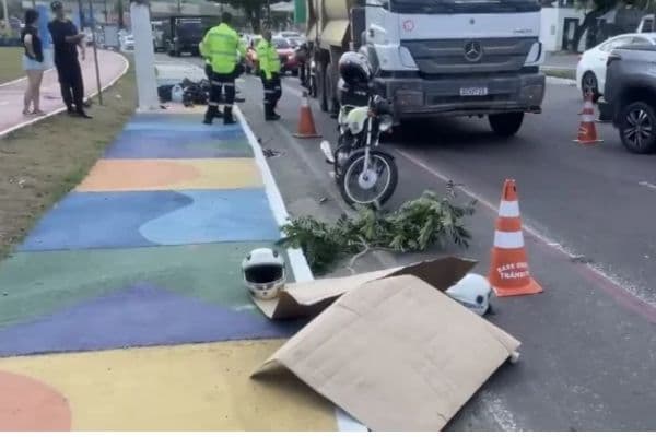 VÍDEO: Motorista de app fica ferido e passageira morre durante acidente na Ponta Negra