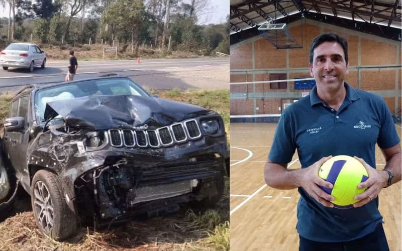 Medalhista olímpico Giovane Gávio sofre acidente de carro em Santa Catarina