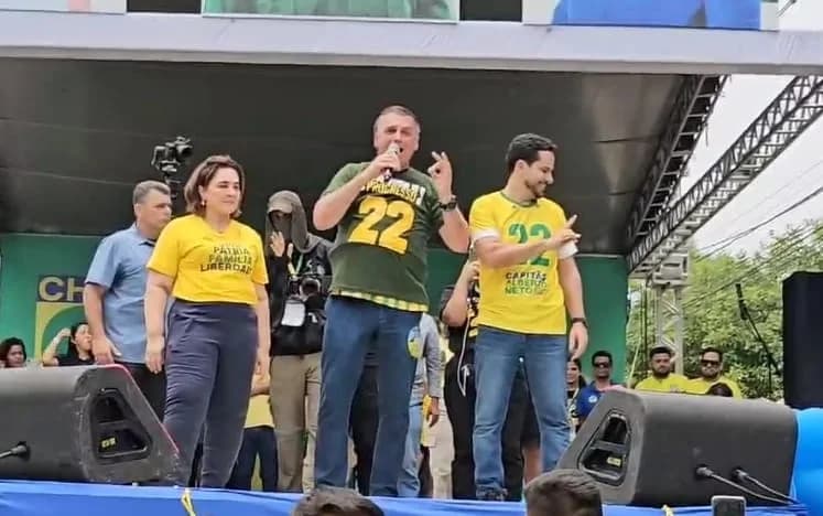 Durante evento em Manaus, Bolsonaro diz que Moraes tenta ‘silenciar’ conservadores: “ele quer censurar a verdade”