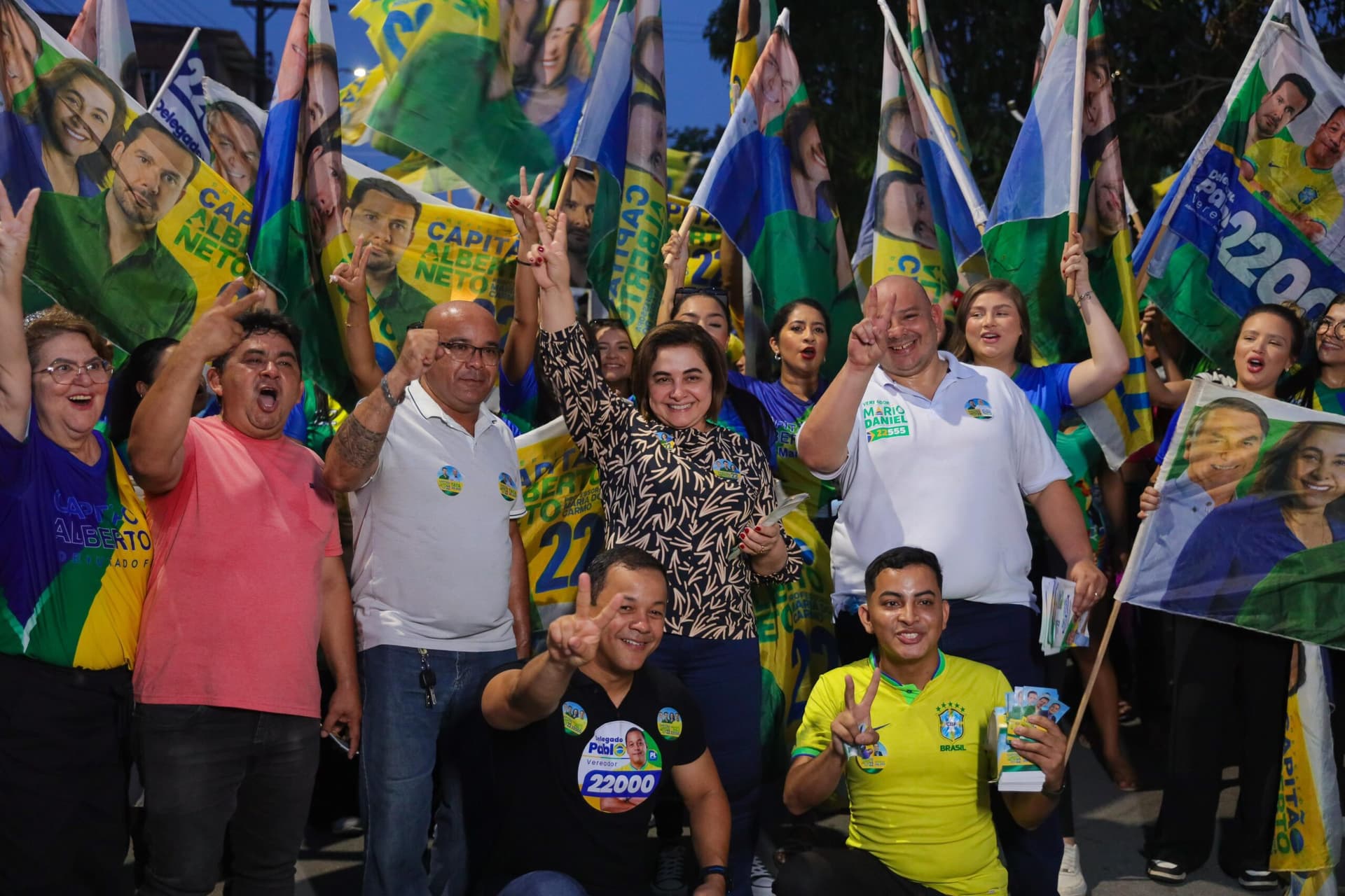 ELEIÇÕES 2024 – Alberto Neto no Senado e Maria do Carmo na rua em campanha