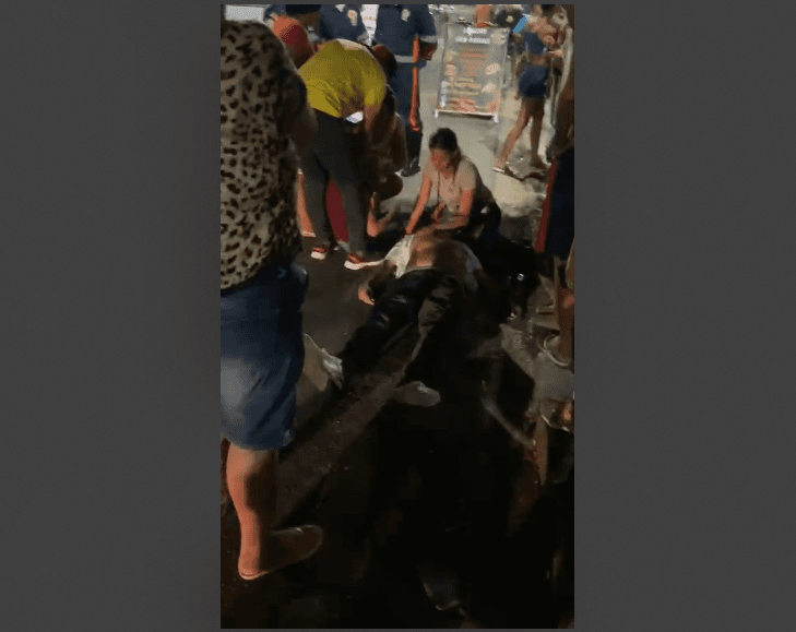 VÍDEO: Homem venezuelano e criança são atropelados próximo à ponte da Av. Maués
