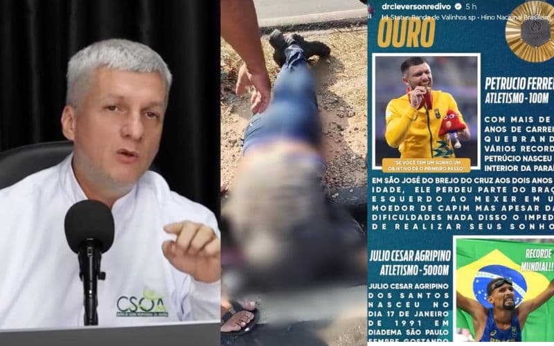 Candidato a vereador que matou motociclista em acidente de trânsito volta às redes sociais comemorando ouro olímpico