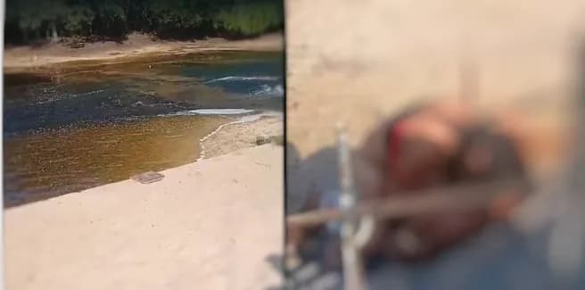 CHOCANTE: Casal é flagrado fazendo sexo em cachoeira em Presidente Figueiredo; Assista