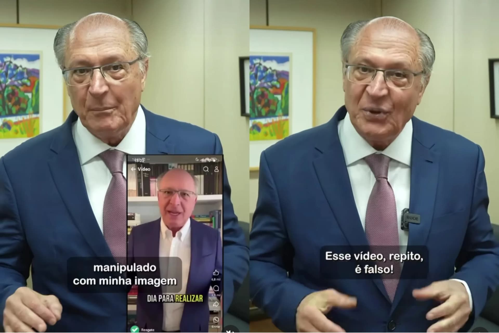 Polícia Federal é acionada para investigar vídeo falso de Alckmin