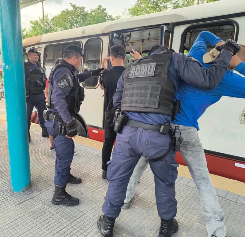 Manaus registra redução de 45% no número de assaltos a ônibus, diz IMMU
