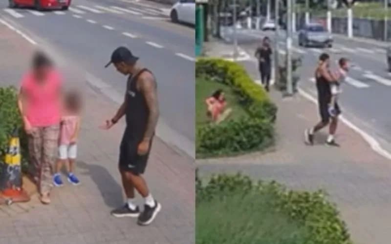 Homem que tentou sequestrar criança passou a noite em rave, diz amigo