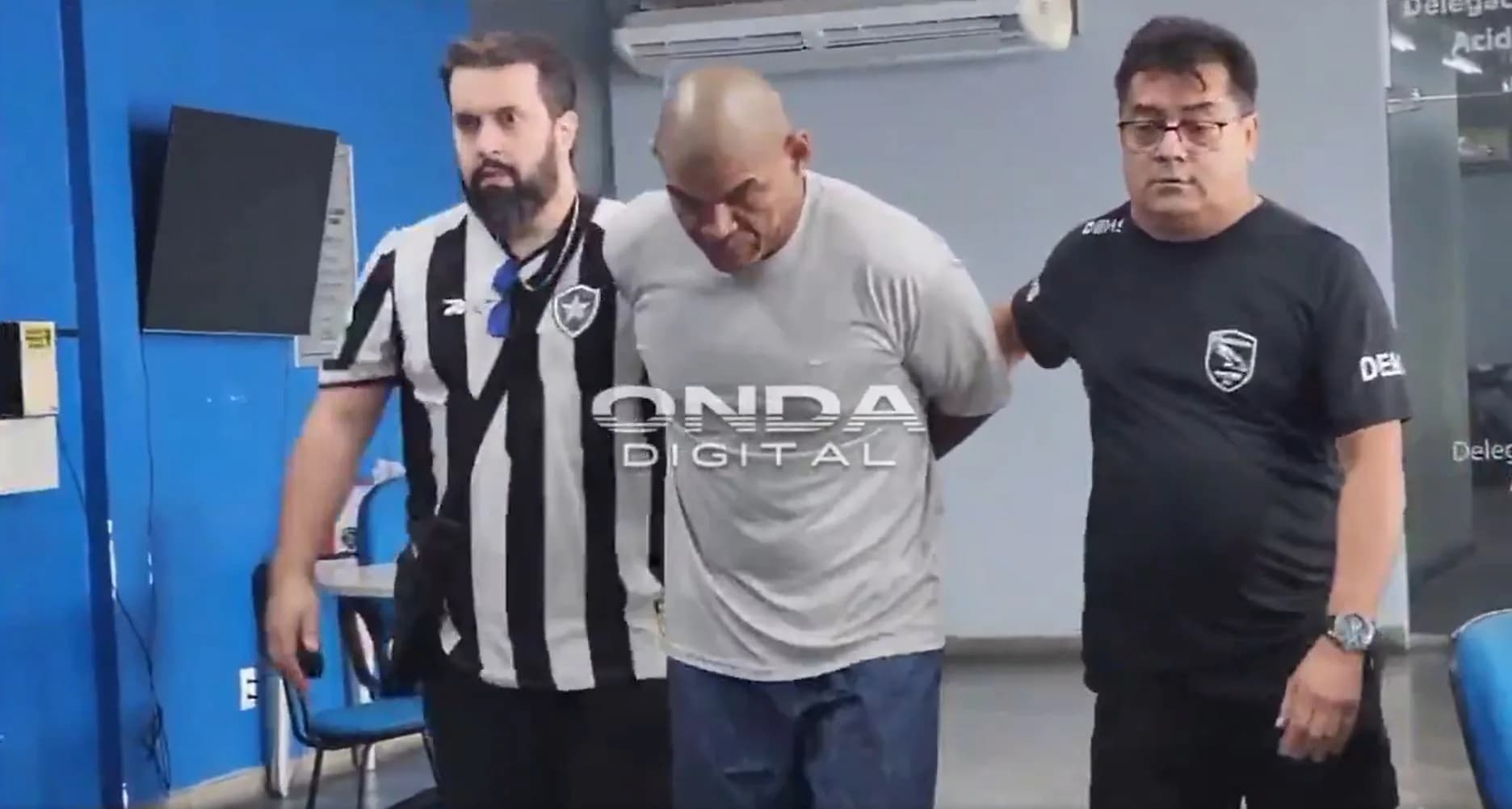 Réu no &#8216;Caso Flávio&#8217; é preso suspeito de matar sargento da PM em Manaus; vídeo da prisão