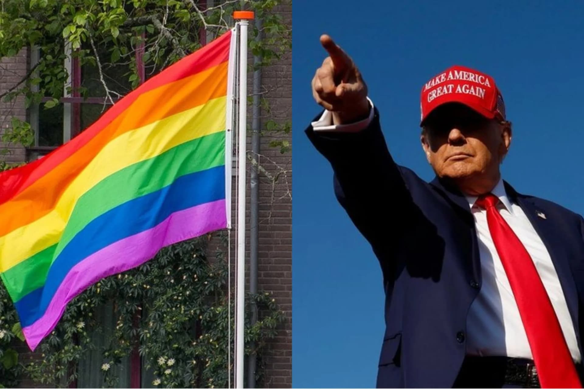 Trump proíbe bandeira LGBT em prédios do governo nos EUA; internautas se dividem