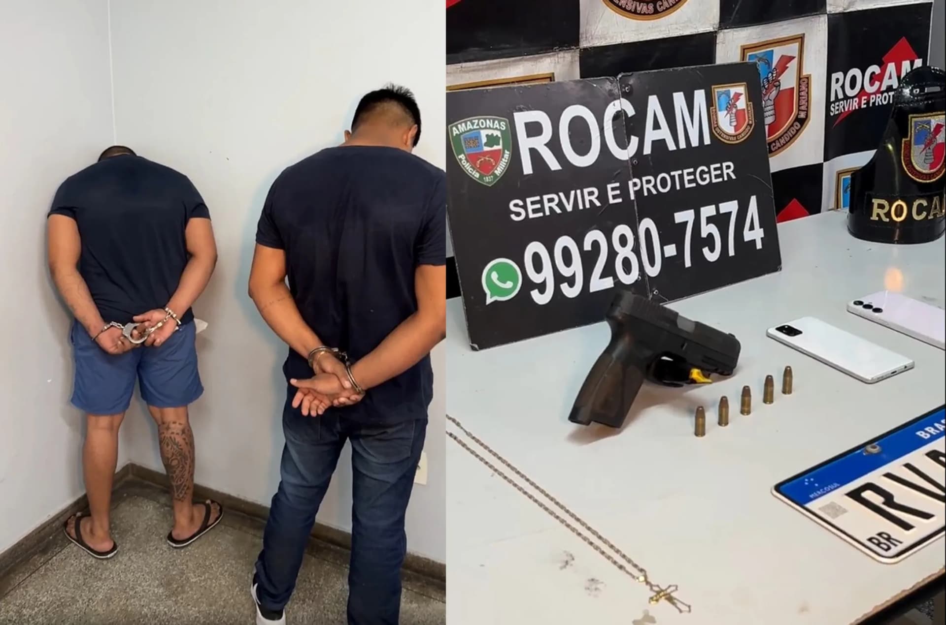 Dois homens são presos após furto de carro usando ‘Chapolin’ no Cidade Nova