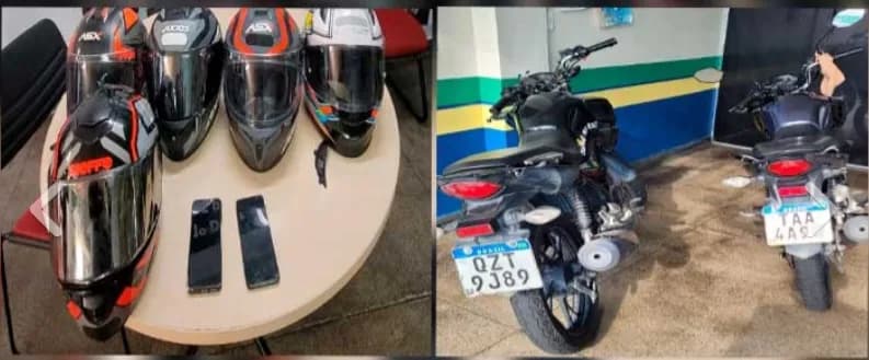 Criminosos são presos após furto de capacetes no Porto Chibatão, em Manaus