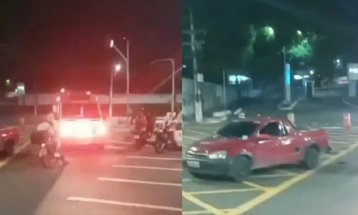 VÍDEO: grávida fica ferida em acidente de trânsito em Manaus