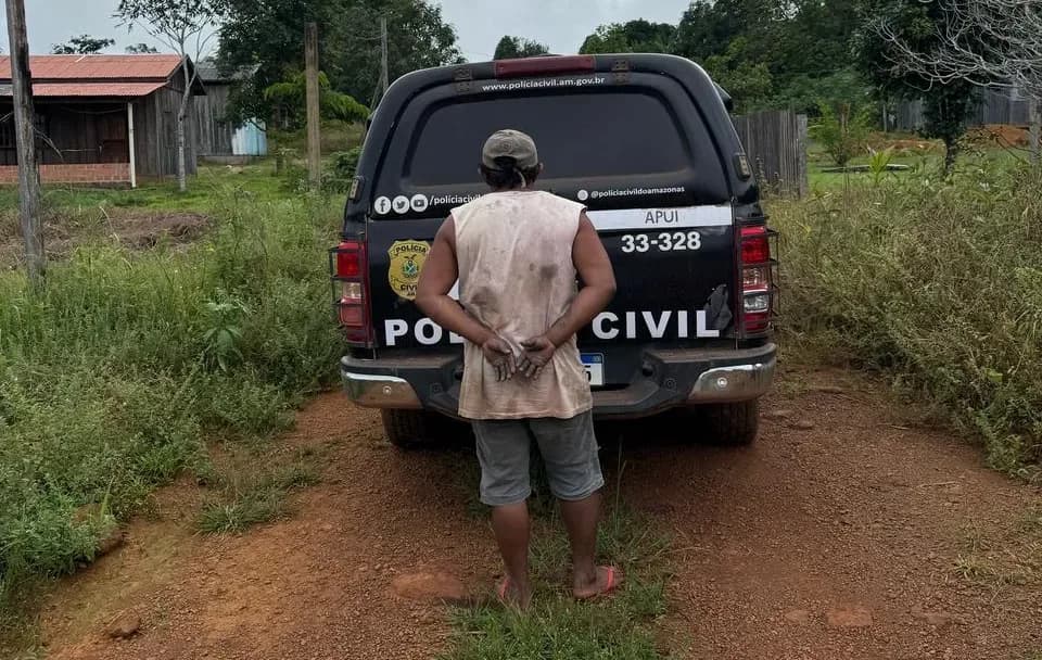 Pai é preso após estuprar a própria filha de 13 anos no Amazonas