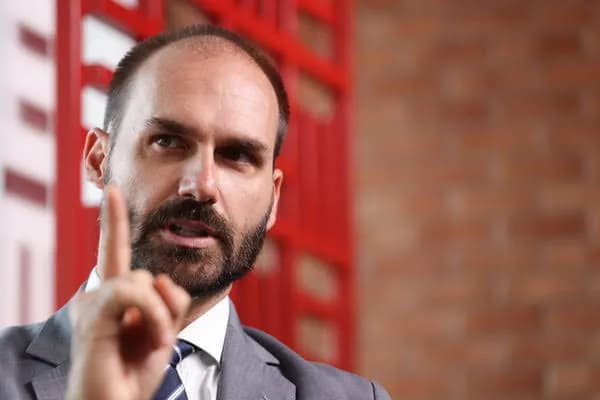 “Os EUA foram só o primeiro país, não vou parar”, afirma Eduardo Bolsonaro