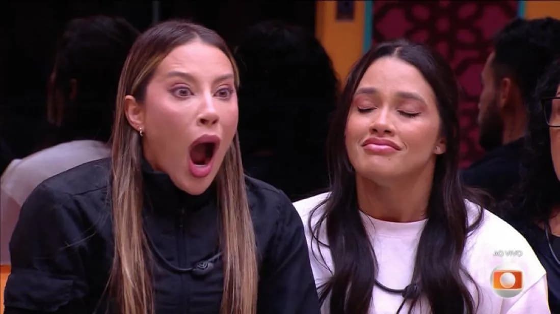 BBB 25: Eva é eliminada com 50% dos votos e Renata se desespera; veja
