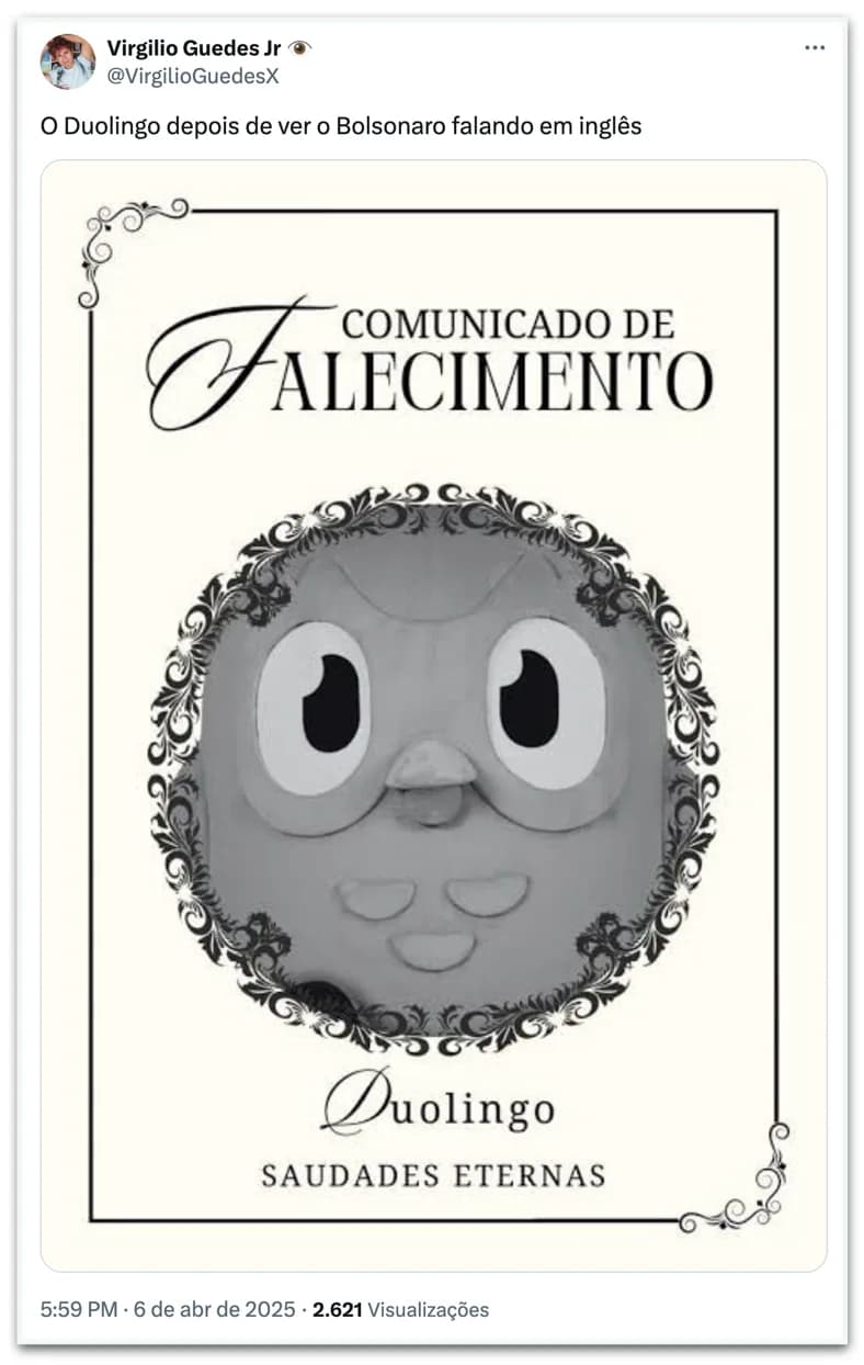 Bolsonaro vira meme após discursar em inglês na Paulista