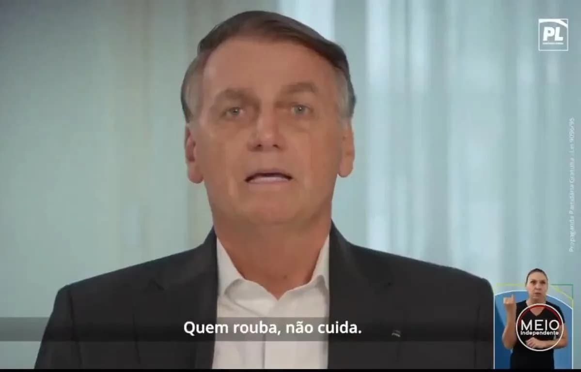 Bolsonaro defende CPI do INSS em propaganda na TV: &#8220;Quem rouba, não cuida&#8221;