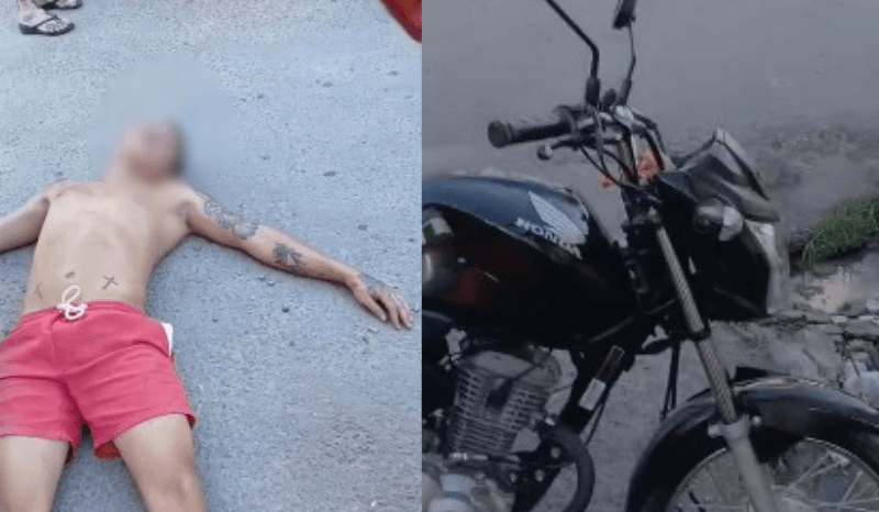 VÍDEO: Motociclista fica inconsciente após acidente em via movimentada na zona norte de Manaus