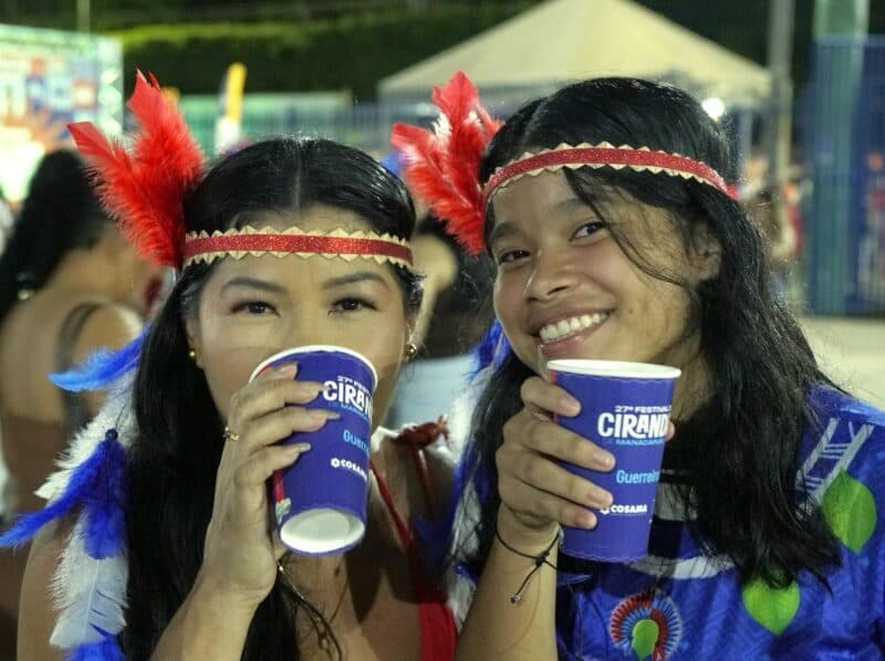 Festival de Ciranda 2025: mais de 50 mil copos de água são distribuído ao público no Parque do Ingá