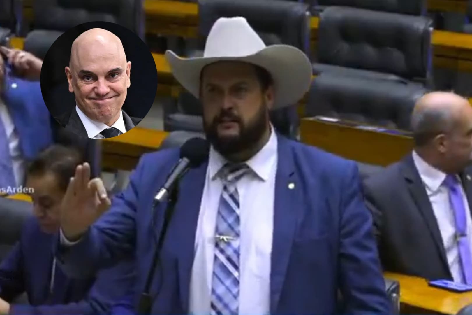 Em discurso na Câmara, Zé Trovão ameaça Moraes: &#8220;Vamos acabar com a sua vida&#8221;