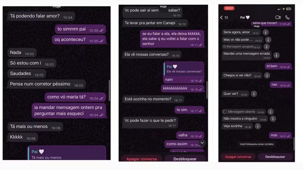Advogado envia vídeo íntimo à filha de 16 anos e é preso em Pernambuco: &#8220;Está sozinha?&#8221;