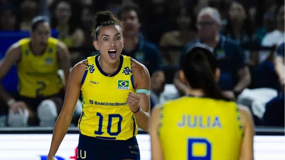 Brasil vira sobre a França e garante vaga nas oitavas do Mundial Feminino de Vôlei