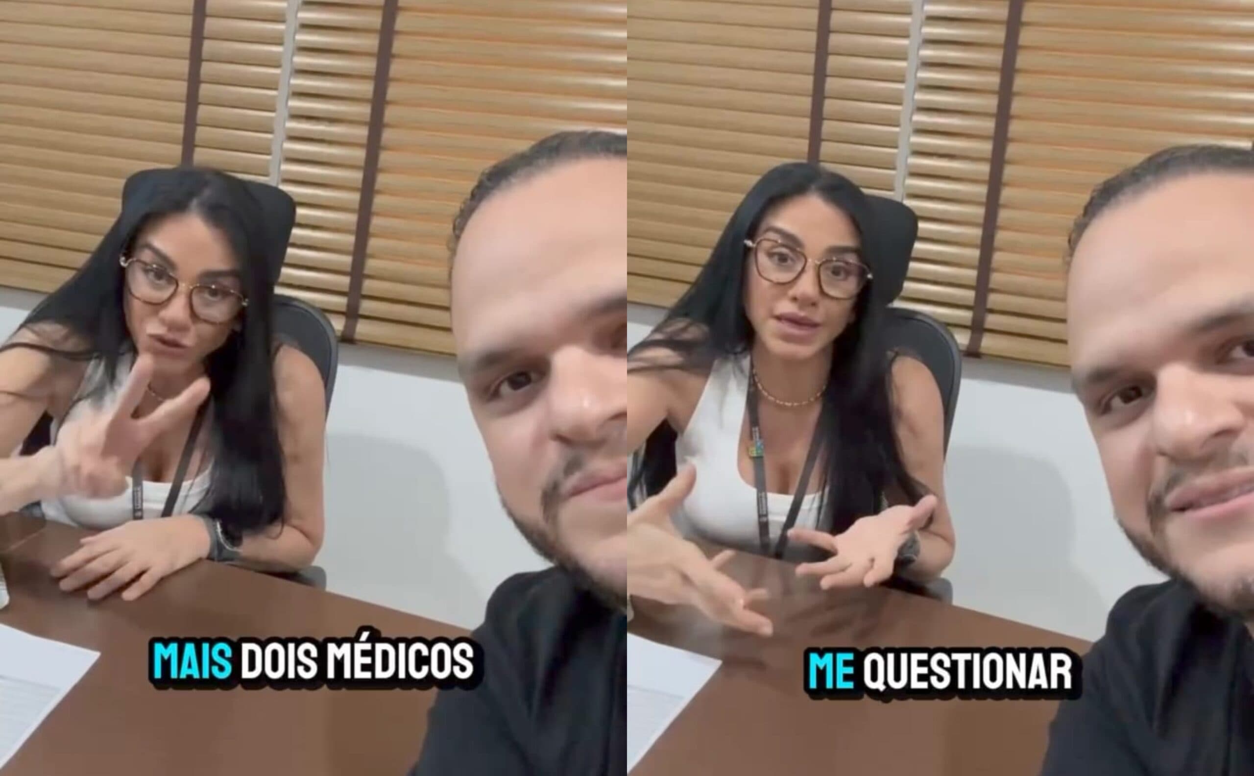 Aldenor Lima, ao lado de Shádia Fraxe, anuncia a convocação de mais dois médicos-veterinários