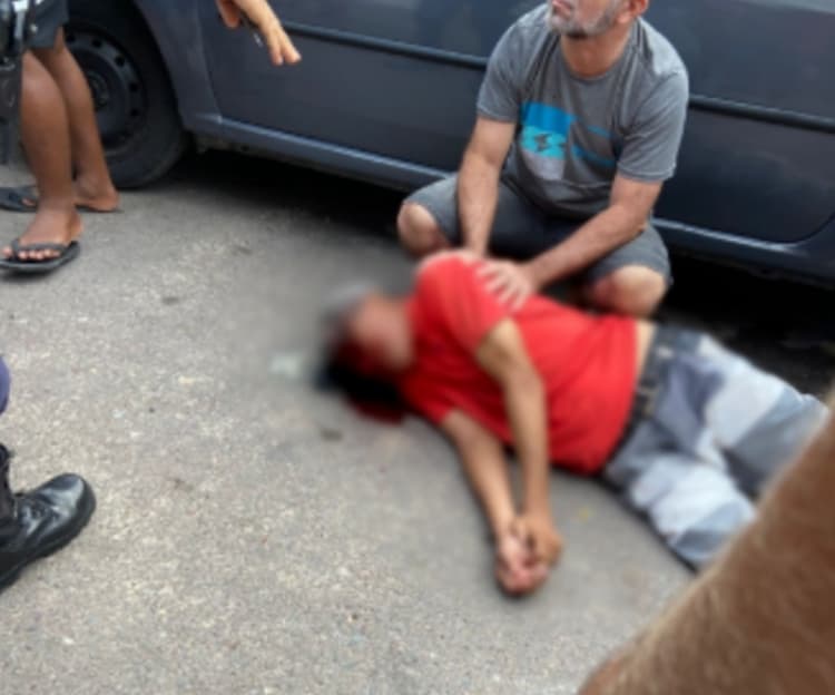 Idoso é atropelado e espancado até a morte por motorista em Manaus