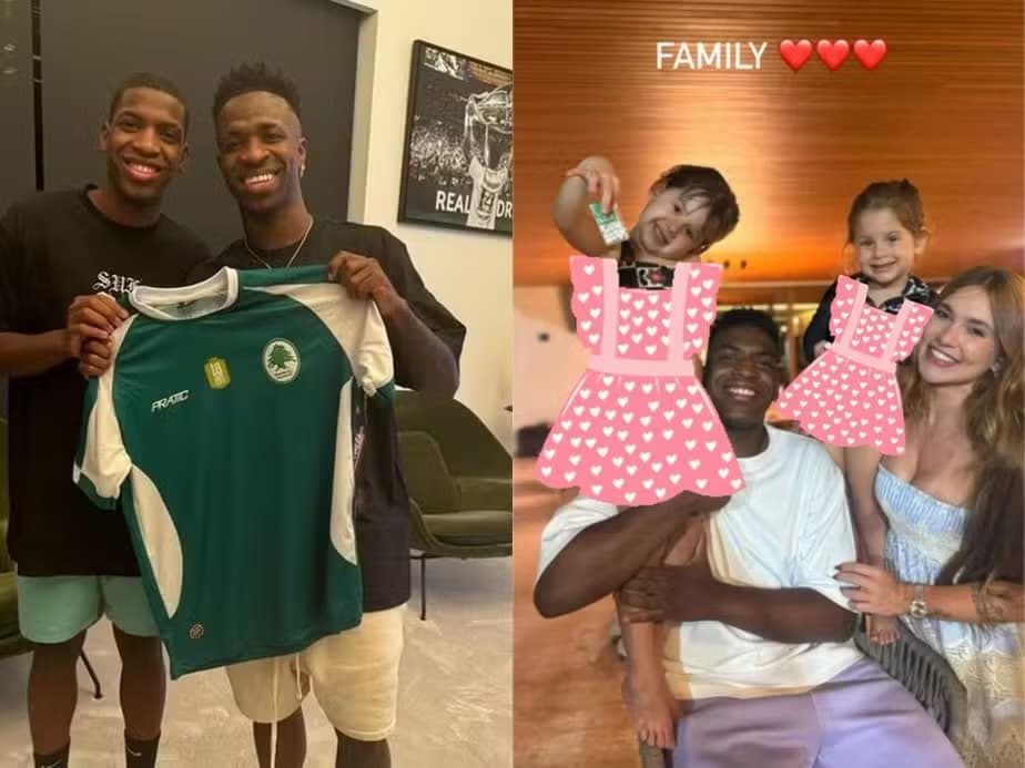 Suposta foto de Virgínia com as filhas e irmão de Vini Jr vaza na internet