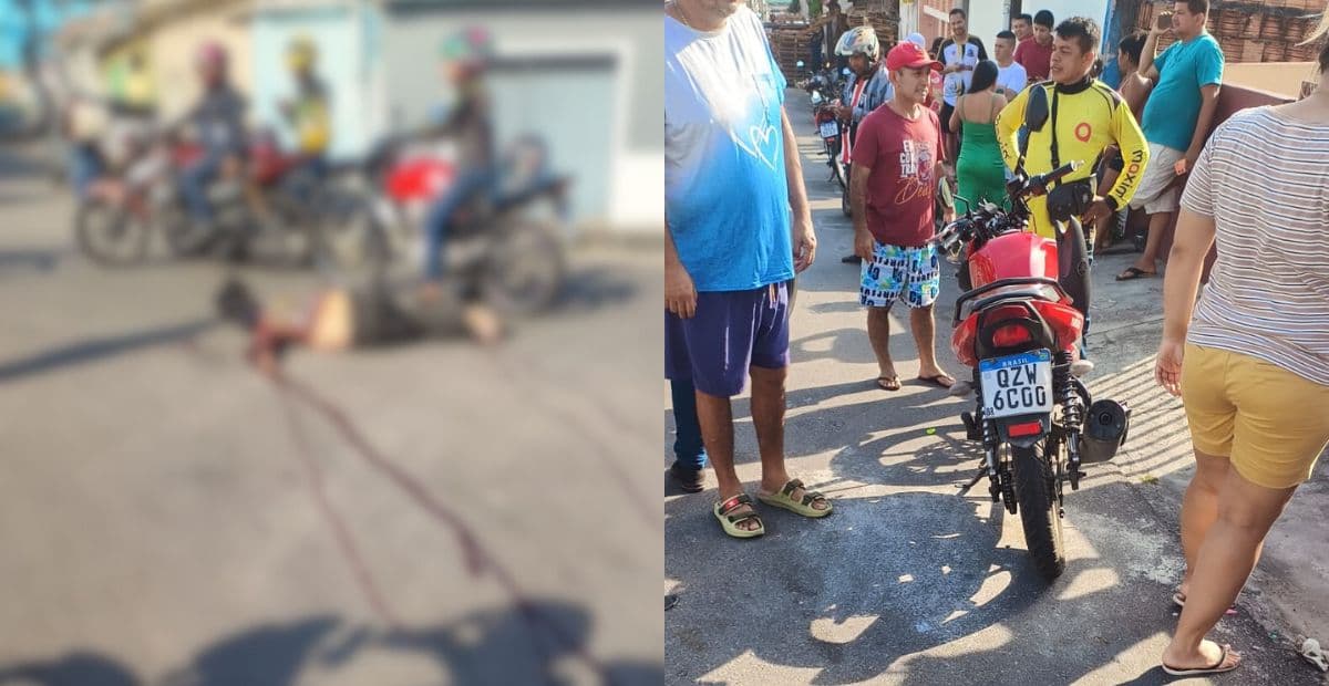 VÍDEO: Homem morre em acidente entre moto e ônibus na zona Leste de Manaus