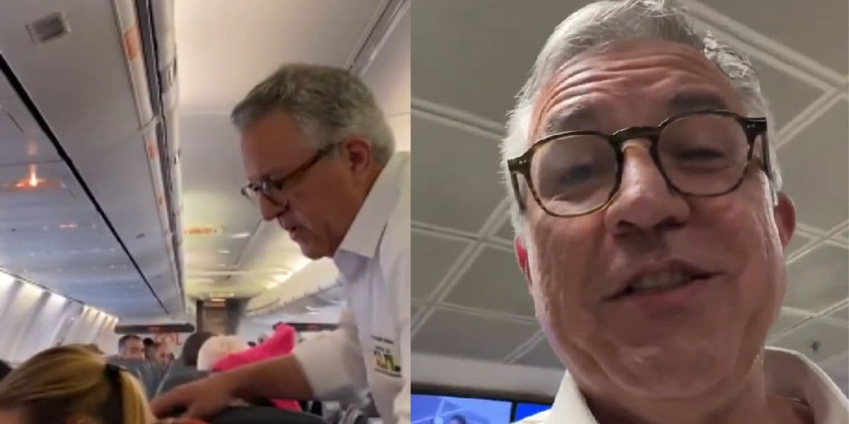 Ministro da Saúde socorre passageira em avião com destino ao Rio de Janeiro
