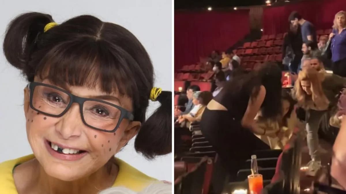 VÍDEO: Após internação, &#8220;Chiquinha&#8221; do Chaves cai em escada de teatro no México