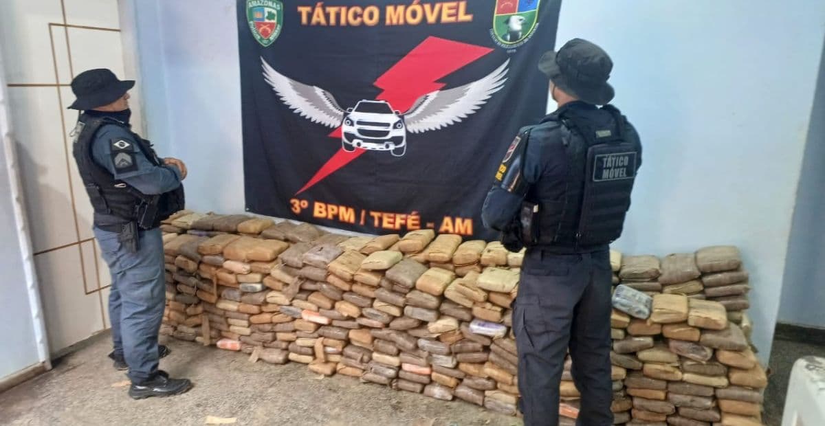 Polícia desarticula quadrilha e apreende 600 kg de drogas em megaoperação em Tefé
