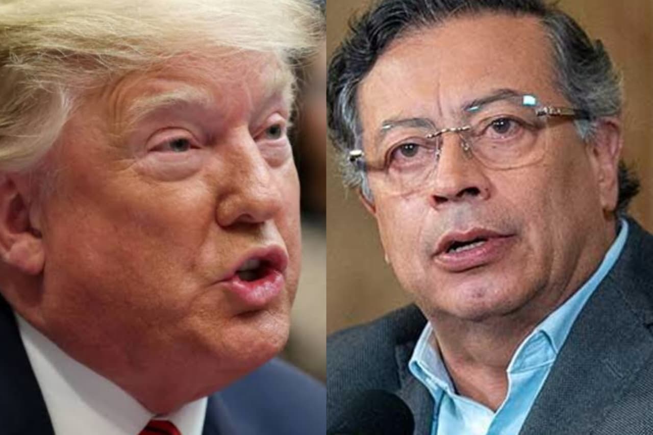 Trump faz publicação chamando presidente da Colômbia de “líder do tráfico de drogas”