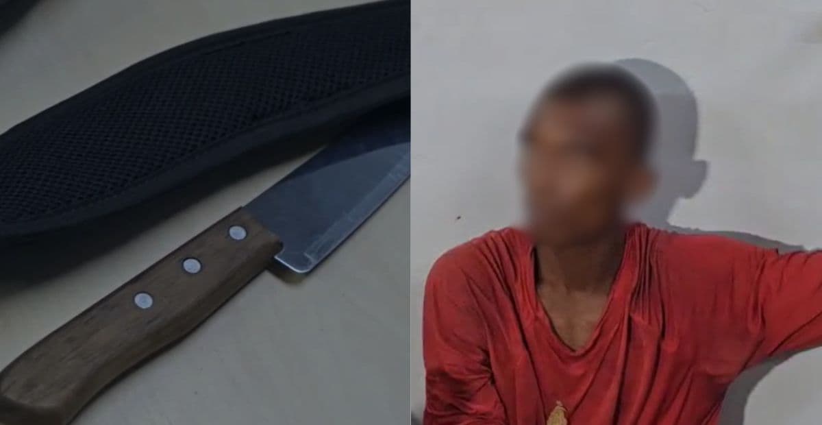 Passageira denuncia homem com faca dentro de ônibus no T2 em Manaus