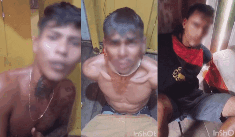 VÍDEO; Homem faz apelo ao ser torturado por tribunal do crime em Manacapuru: ‘não roubem mais’