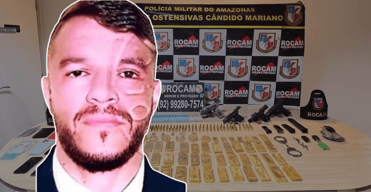 Saiba quem são os policiais presos com mais de 70 kg de ouro no Amazonas