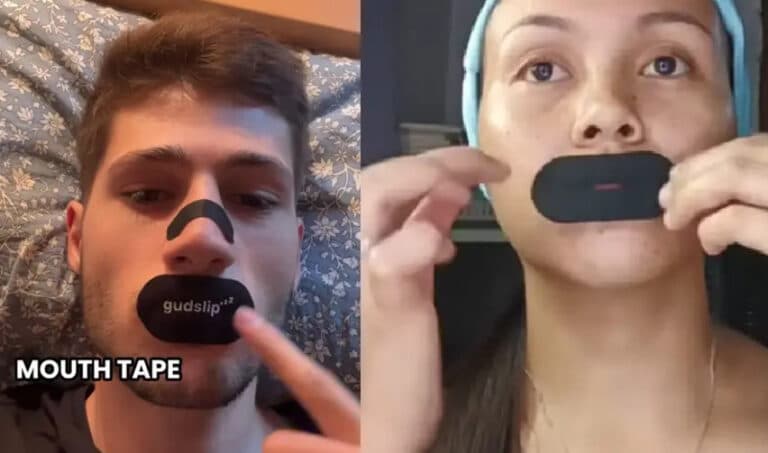 Trend no TikTok incentiva pessoas a dormirem de boca tapada com fita: Especialistas alertam sobre riscos