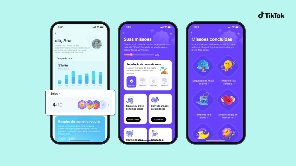 TikTok cria aba de bem-estar digital dentro do app; saiba como acessar
